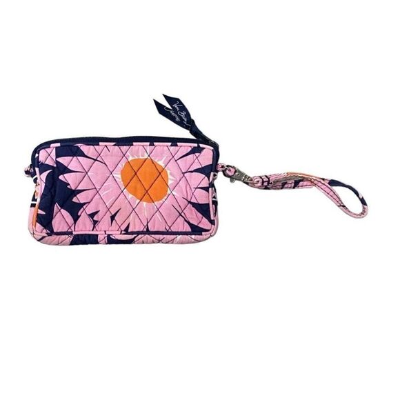 Vera Bradley Pink and Purple Wristlet - Picture 3 of 5